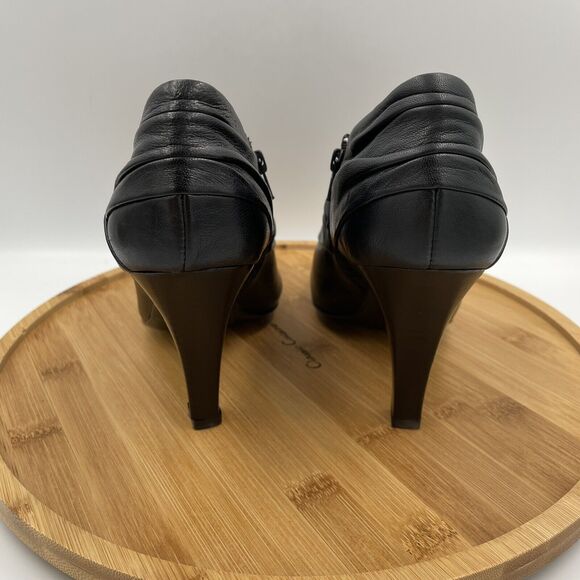 Sofft Florina High Heeled Ruched Bootie Boots, Black Size 9M - Picture 4 of 14